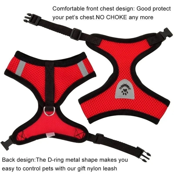 Adjustable Mesh Dog Harness