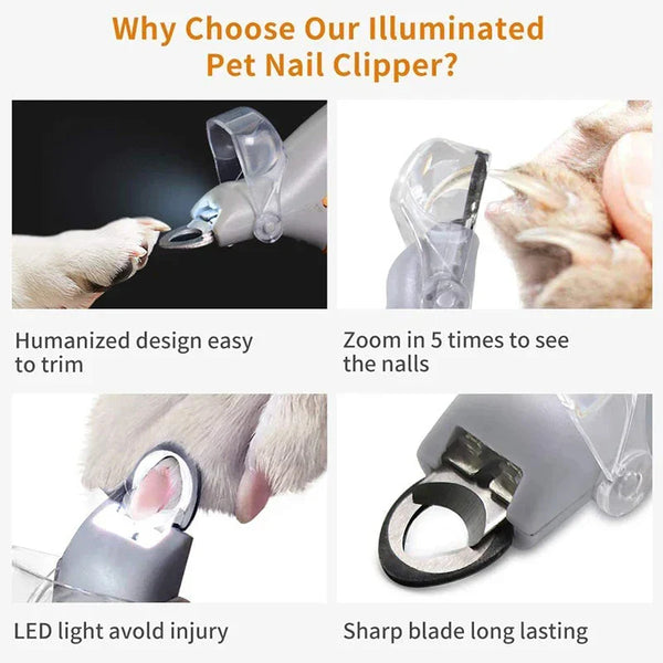 BrightPet Nail Clipper with Light