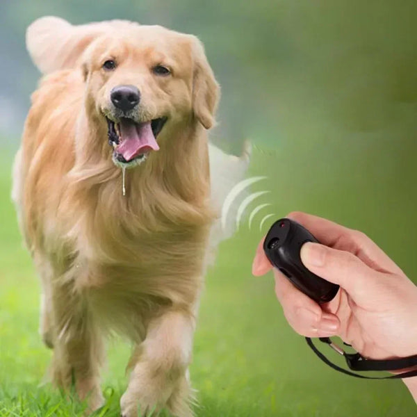 Mini Ultrasonic Dog Repeller anti Barking Device Portable Outdoor Training Tool Smart Stop Barking Defense for Dogs Pets