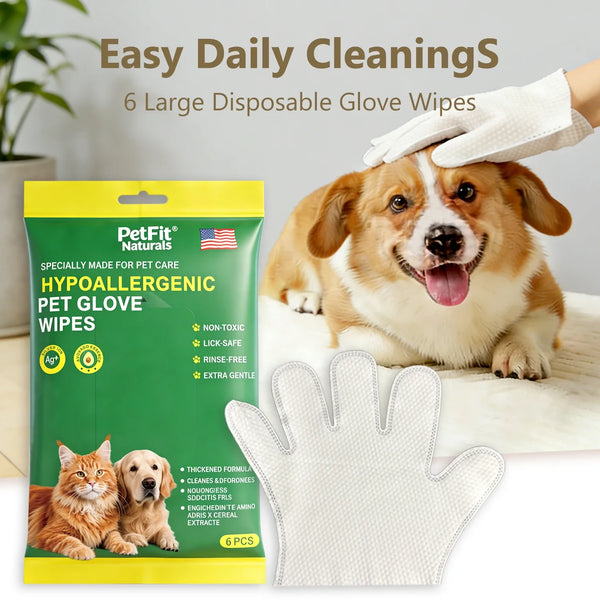 Pet Cleaning Gloves for Easy Care