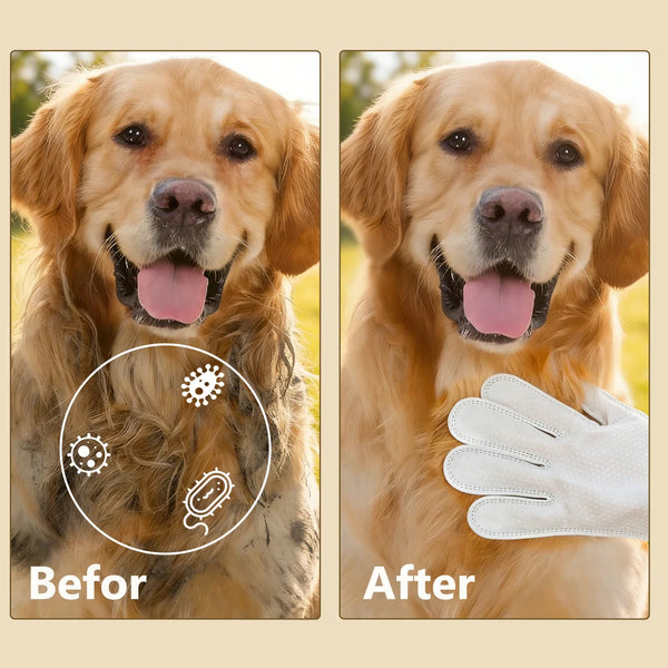 Pet Cleaning Gloves for Easy Care