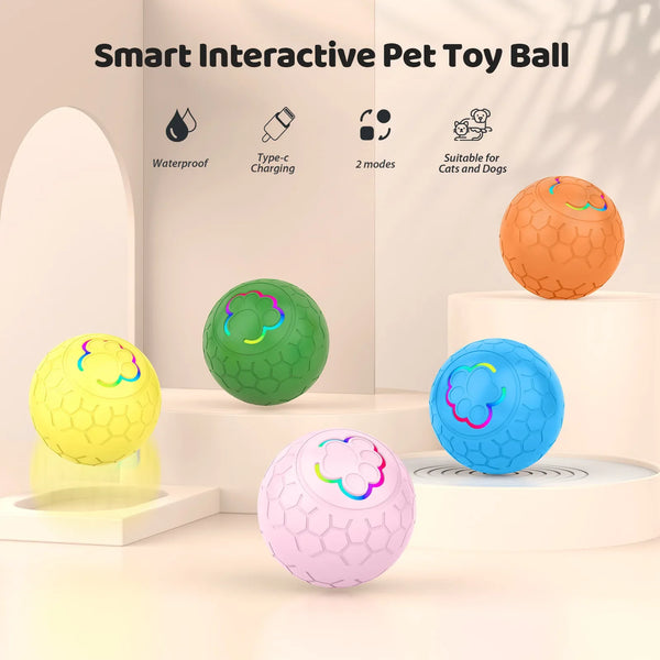 Interactive Pet Bounce Ball